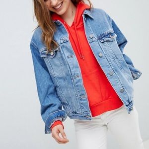 NWOT ASOS Denim: 100% Cotton Jean Jacket Blue US 2